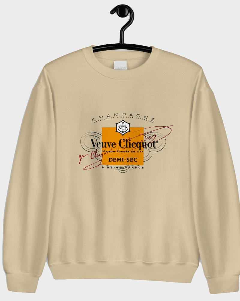 Veuve Clicquot Champagne Sweatshirt - Goldenbar